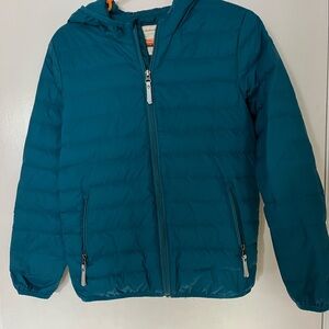 Robin’s-egg Blue Puffer Jacket